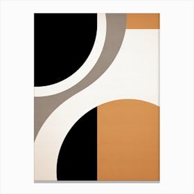 Wolfsburg Whirl, Geometric Bauhaus Canvas Print