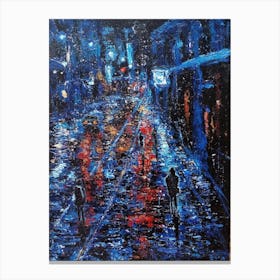 Rainy Night In New Orleans Canvas Print