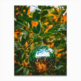 Disco Ball In Orange Tree - Gift Ideas - Kitchen Stampe su tela