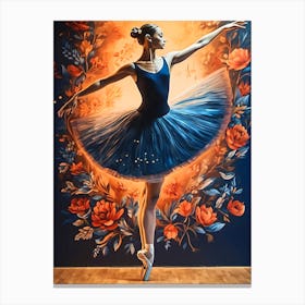 Ballet Dancer Balance Canvas Print