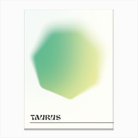 Taurus Star Sign Canvas Print