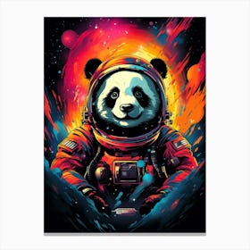 Panda Bear In Space 1 Canvas Print