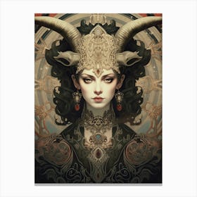 Demon Woman 1 Canvas Print