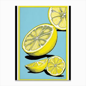 Lemon Slices Canvas Print