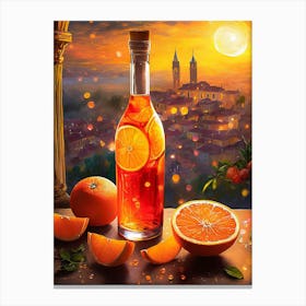 aperol In A Bottle Canvas Print