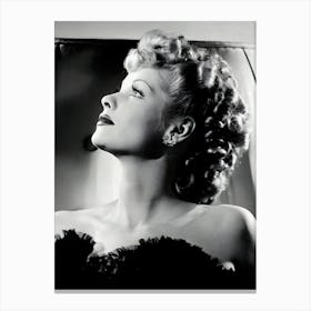 Actress Lucille Ball In A Scene From The Movie The Big Street Canvas Print