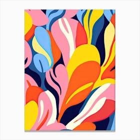 Abstract Painting 65, Inspired by Matisse Canvas Print