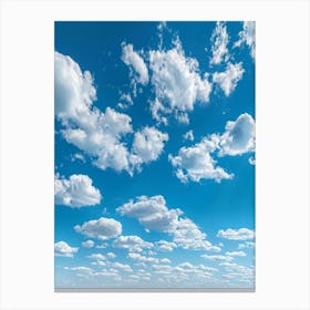 Blue Sky With Clouds 5 Canvas Print