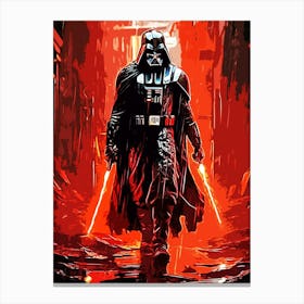 Darth Vader Star Wars movie 5 Canvas Print