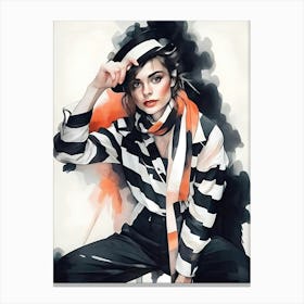 Fashion Illustration 2 Canvas Print