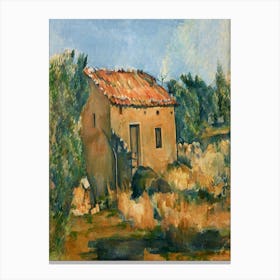 Paul Cézanne S Abandoned House Near Aix En Provence (1885–1887) Landscape Canvas Print