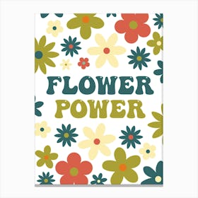 Flower Power Nature Canvas Print