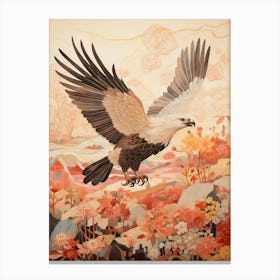 Eagle 1 Detailed Bird Painting Canvas Print
