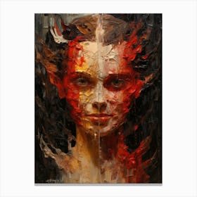 Evil in us Canvas Print