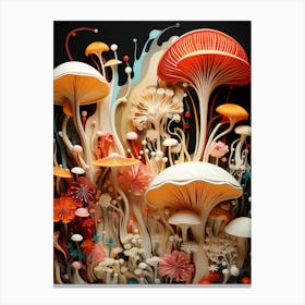 Mushroom Forest Canvas Print