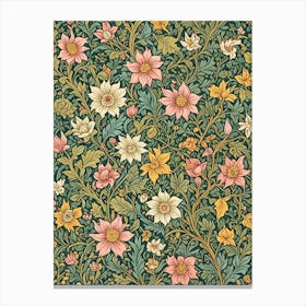 Floral Wallpaper Pattern Canvas Print