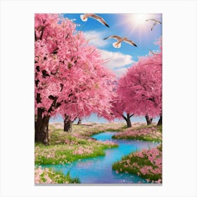 Cherry Blossoms 2 Canvas Print