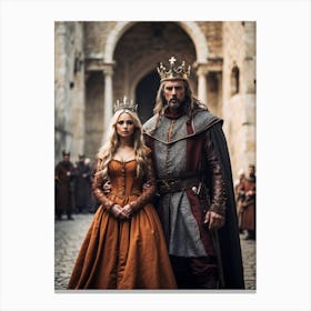 King And Queen Canvas Print