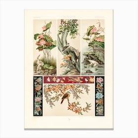 Chinese Pattern, Albert Racine (3) Canvas Print