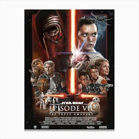 Star Wars Episode Vii Canvas Print