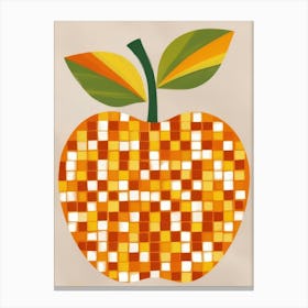 Mosaic Apple 1 Canvas Print