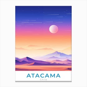 Chile Atacama Desert Travel Canvas Print