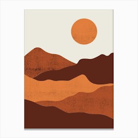 Desert Landscape Canvas Print Canvas Print
