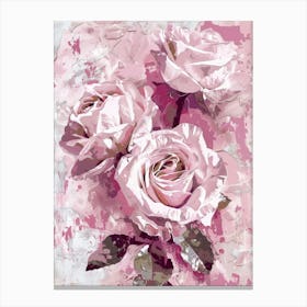 Pink Roses 11 Canvas Print