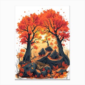 Autumn Trees 9 Canvas Print