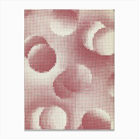 Pink Geometric Abstract Wall Art Print Canvas Print