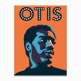 Otis Redding Orange Canvas Print