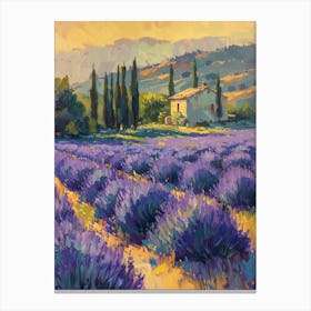 Lavender Field 2 Canvas Print