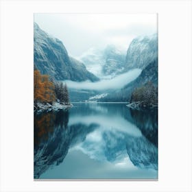 Reflection In A Lake 1 Canvas Print