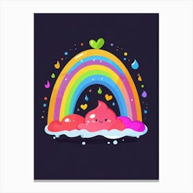 Squishy Rainbow Canvas Print