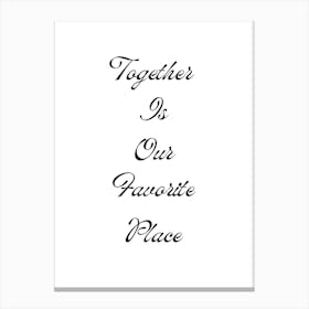 Together Canvas Print