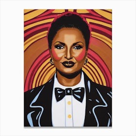 Pam Grier Illustration Movies Canvas Print