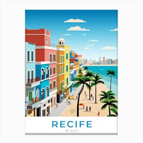 Brazil Recife Travel Canvas Print