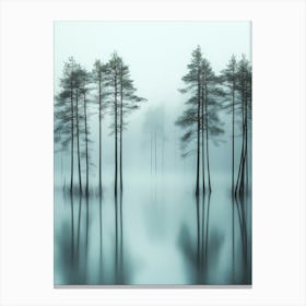 Foggy Forest 3 Canvas Print