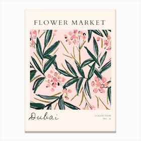 Flower Market 52 Canvas Print