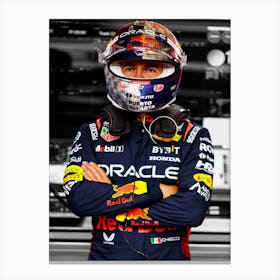 Sergio Perez Of Mexico And Oracle Red Bull Racing Canvas Print