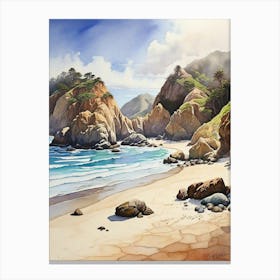 Big Sur Beach Canvas Print
