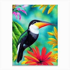 Hummingbird 1 Tropical bird Canvas Print