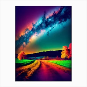 Psychedelic Landscape 5 Canvas Print