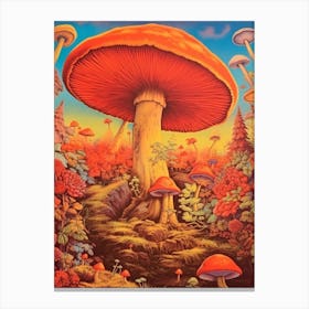 Trippy Mushroom 6 Canvas Print