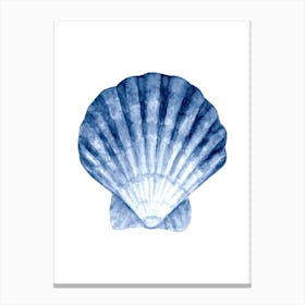 Blue Seashell 2 Canvas Print