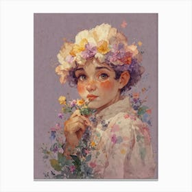 Flower Girl 2 Canvas Print