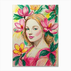 Magnolias Canvas Print