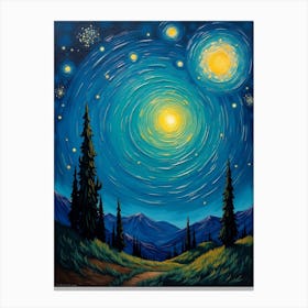 Starry Night 228 Canvas Print