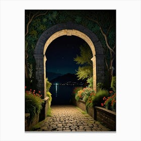 Night In The Garden Canvas Print