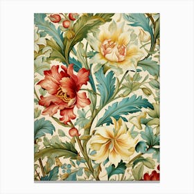 Floral Wallpaper 124 Canvas Print